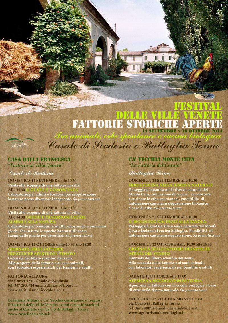 Festival delle Ville Venete, Fattorie Storiche Aperte