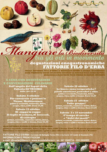 Eventi culinari in fattoria